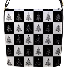 Christmas Tree Xmas Tree Flap Closure Messenger Bag (s) by Ket1n9