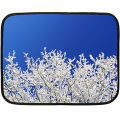 Crown Aesthetic Branches Hoarfrost Fleece Blanket (mini) by Ket1n9