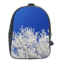 Crown Aesthetic Branches Hoarfrost School Bag (large) by Ket1n9