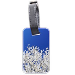 Crown Aesthetic Branches Hoarfrost Luggage Tag (two Sides) by Ket1n9