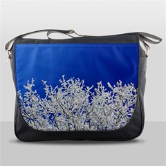 Crown Aesthetic Branches Hoarfrost Messenger Bag by Ket1n9