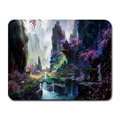 Fantastic World Fantasy Painting Small Mousepad by Ket1n9