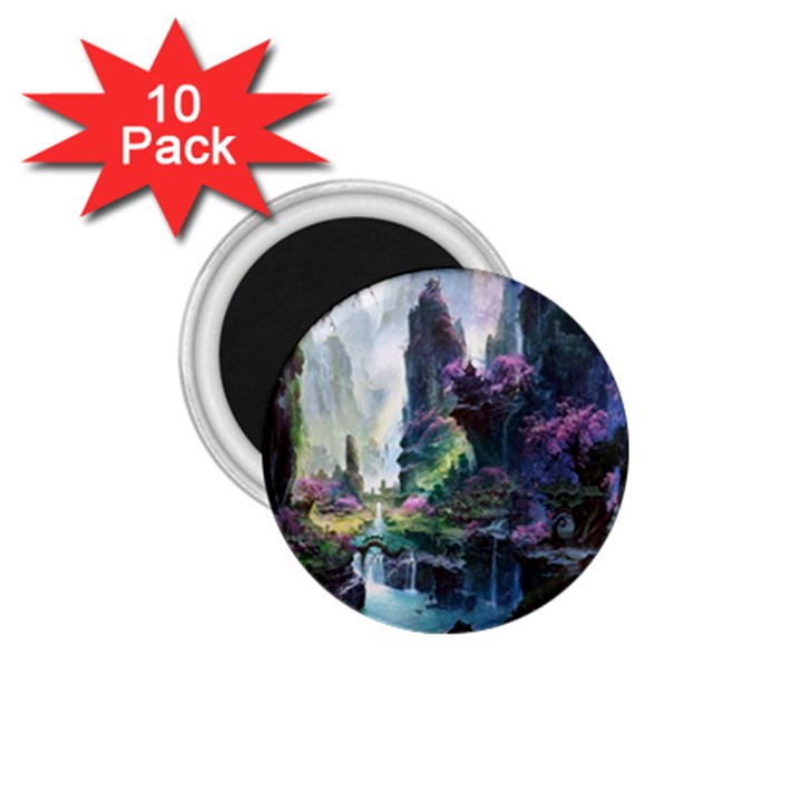 Fantastic World Fantasy Painting 1.75  Magnets (10 pack) 