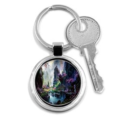 Fantastic World Fantasy Painting Key Chain (round) by Ket1n9