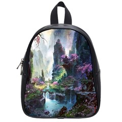 Fantastic World Fantasy Painting School Bag (small) by Ket1n9