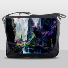 Fantastic World Fantasy Painting Messenger Bag by Ket1n9