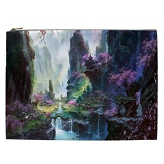 Fantastic World Fantasy Painting Cosmetic Bag (xxl) by Ket1n9