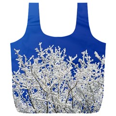 Crown Aesthetic Branches Hoarfrost Full Print Recycle Bag (xxxl) by Ket1n9