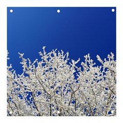 Crown Aesthetic Branches Hoarfrost Banner And Sign 3  X 3  by Ket1n9