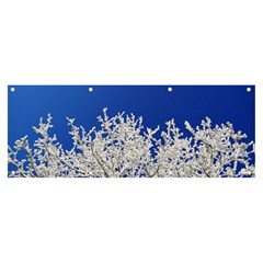 Crown Aesthetic Branches Hoarfrost Banner And Sign 8  X 3  by Ket1n9