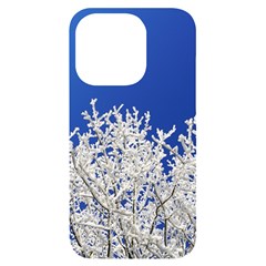 Crown Aesthetic Branches Hoarfrost Iphone 14 Pro Black Uv Print Case by Ket1n9