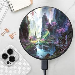 Fantastic World Fantasy Painting Wireless Fast Charger(black) by Ket1n9