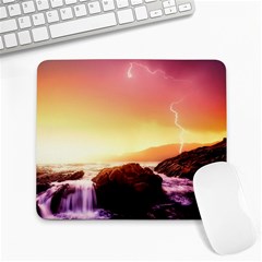 California Sea Ocean Pacific Large Mousepad by Ket1n9