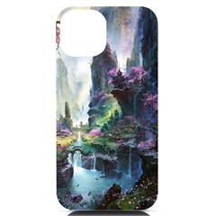 Fantastic World Fantasy Painting Iphone 14 Black Uv Print Case by Ket1n9