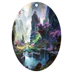 Fantastic World Fantasy Painting Uv Print Acrylic Ornament Oval by Ket1n9