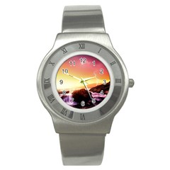 California Sea Ocean Pacific Stainless Steel Watch by Ket1n9