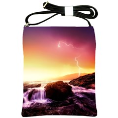 California Sea Ocean Pacific Shoulder Sling Bag by Ket1n9