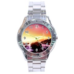 California Sea Ocean Pacific Stainless Steel Analogue Watch by Ket1n9