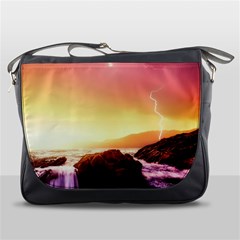 California Sea Ocean Pacific Messenger Bag by Ket1n9