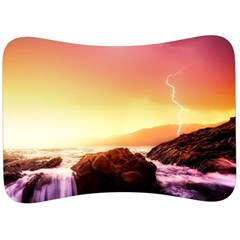 California Sea Ocean Pacific Velour Seat Head Rest Cushion