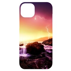 California Sea Ocean Pacific Iphone 14 Plus Black Uv Print Case by Ket1n9