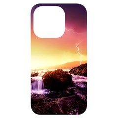 California Sea Ocean Pacific Iphone 14 Pro Black Uv Print Case by Ket1n9