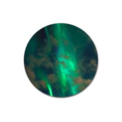 Northern-lights-plasma-sky Magnet 3  (round) by Ket1n9