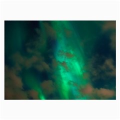 Northern-lights-plasma-sky Large Glasses Cloth (2 Sides) by Ket1n9