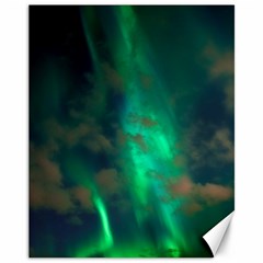 Northern-lights-plasma-sky Canvas 11  X 14  by Ket1n9