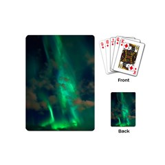 Northern-lights-plasma-sky Playing Cards Single Design (mini) by Ket1n9