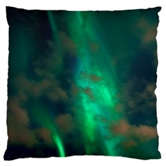 Northern-lights-plasma-sky Standard Premium Plush Fleece Cushion Case (two Sides) by Ket1n9