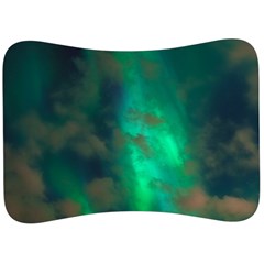 Northern-lights-plasma-sky Velour Seat Head Rest Cushion by Ket1n9