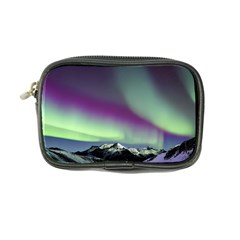 Aurora Stars Sky Mountains Snow Aurora Borealis Coin Purse