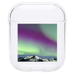 Aurora Stars Sky Mountains Snow Aurora Borealis Hard Pc Airpods 1/2 Case by Ket1n9