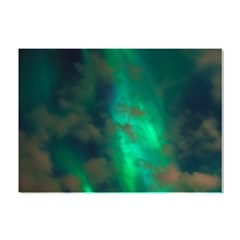 Northern-lights-plasma-sky Crystal Sticker (a4)