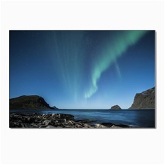 Aurora Borealis Lofoten Norway Postcard 4 x 6  (pkg Of 10) by Ket1n9