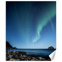 Aurora Borealis Lofoten Norway Canvas 8  X 10 