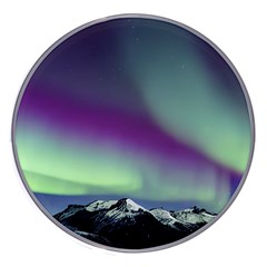 Aurora Stars Sky Mountains Snow Aurora Borealis Wireless Fast Charger(white) by Ket1n9