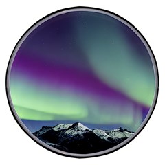 Aurora Stars Sky Mountains Snow Aurora Borealis Wireless Fast Charger(black)