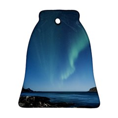 Aurora Borealis Lofoten Norway Bell Ornament (two Sides) by Ket1n9