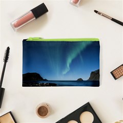 Aurora Borealis Lofoten Norway Cosmetic Bag (xs) by Ket1n9