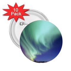 Aurora Borealis Alaska Space 2 25  Buttons (10 Pack)  by Ket1n9