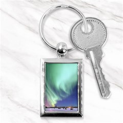 Aurora Borealis Alaska Space Key Chain (rectangle) by Ket1n9