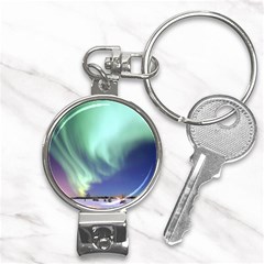 Aurora Borealis Alaska Space Nail Clippers Key Chain by Ket1n9