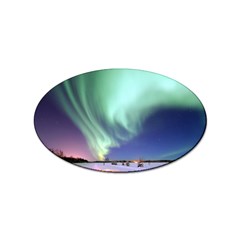 Aurora Borealis Alaska Space Sticker (oval) by Ket1n9