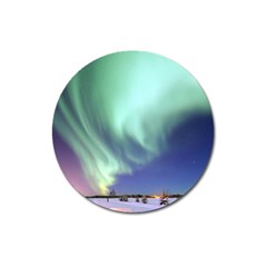 Aurora Borealis Alaska Space Magnet 3  (round) by Ket1n9