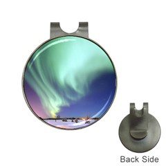 Aurora Borealis Alaska Space Hat Clips With Golf Markers by Ket1n9