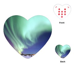 Aurora Borealis Alaska Space Playing Cards Single Design (heart) by Ket1n9