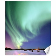 Aurora Borealis Alaska Space Canvas 8  X 10 