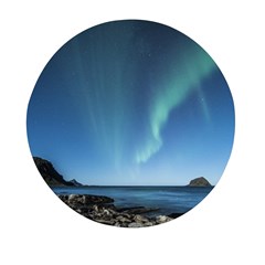 Aurora Borealis Lofoten Norway Mini Round Pill Box (pack Of 3) by Ket1n9